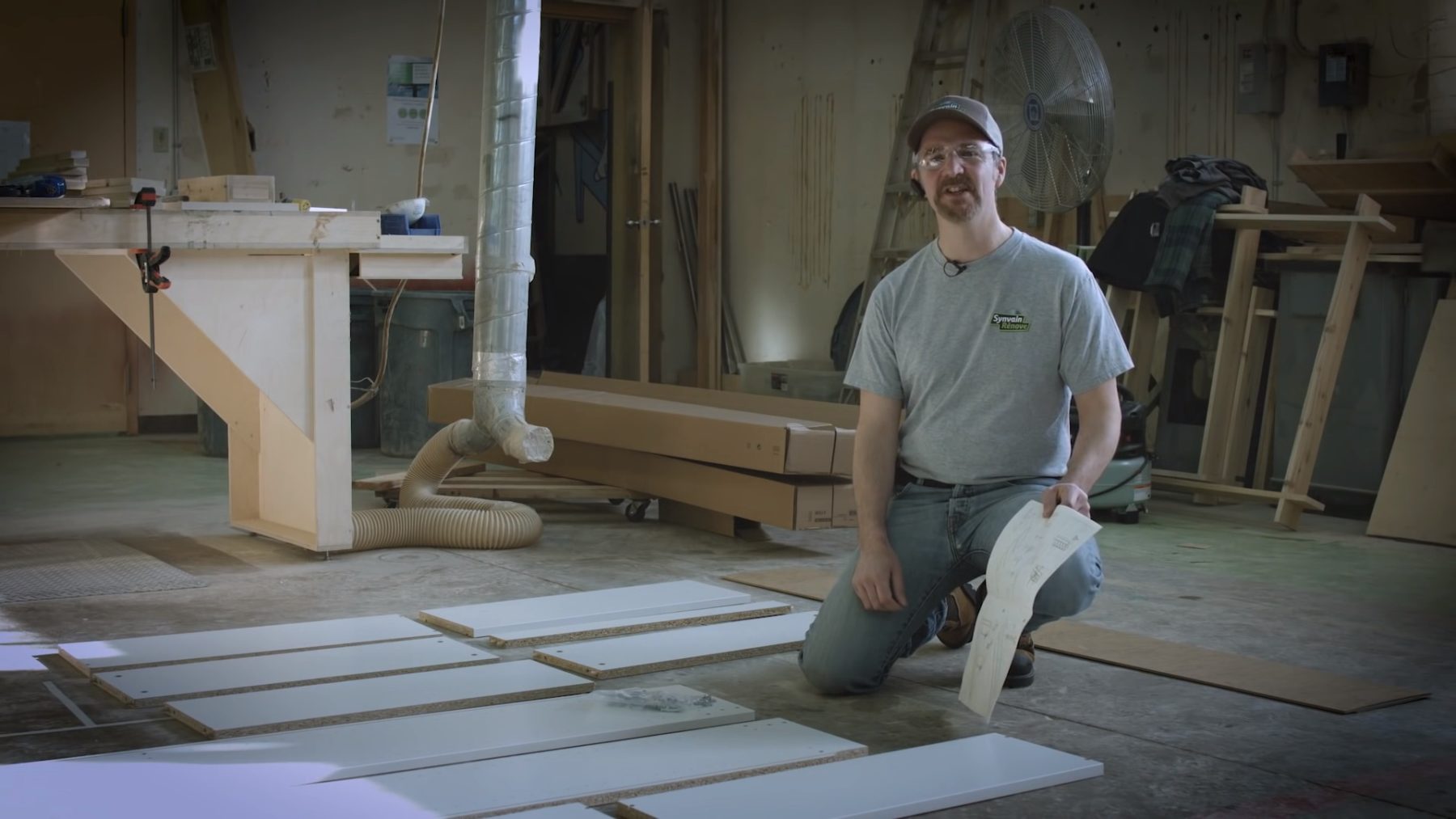 Synvain Rénove construit un meuble