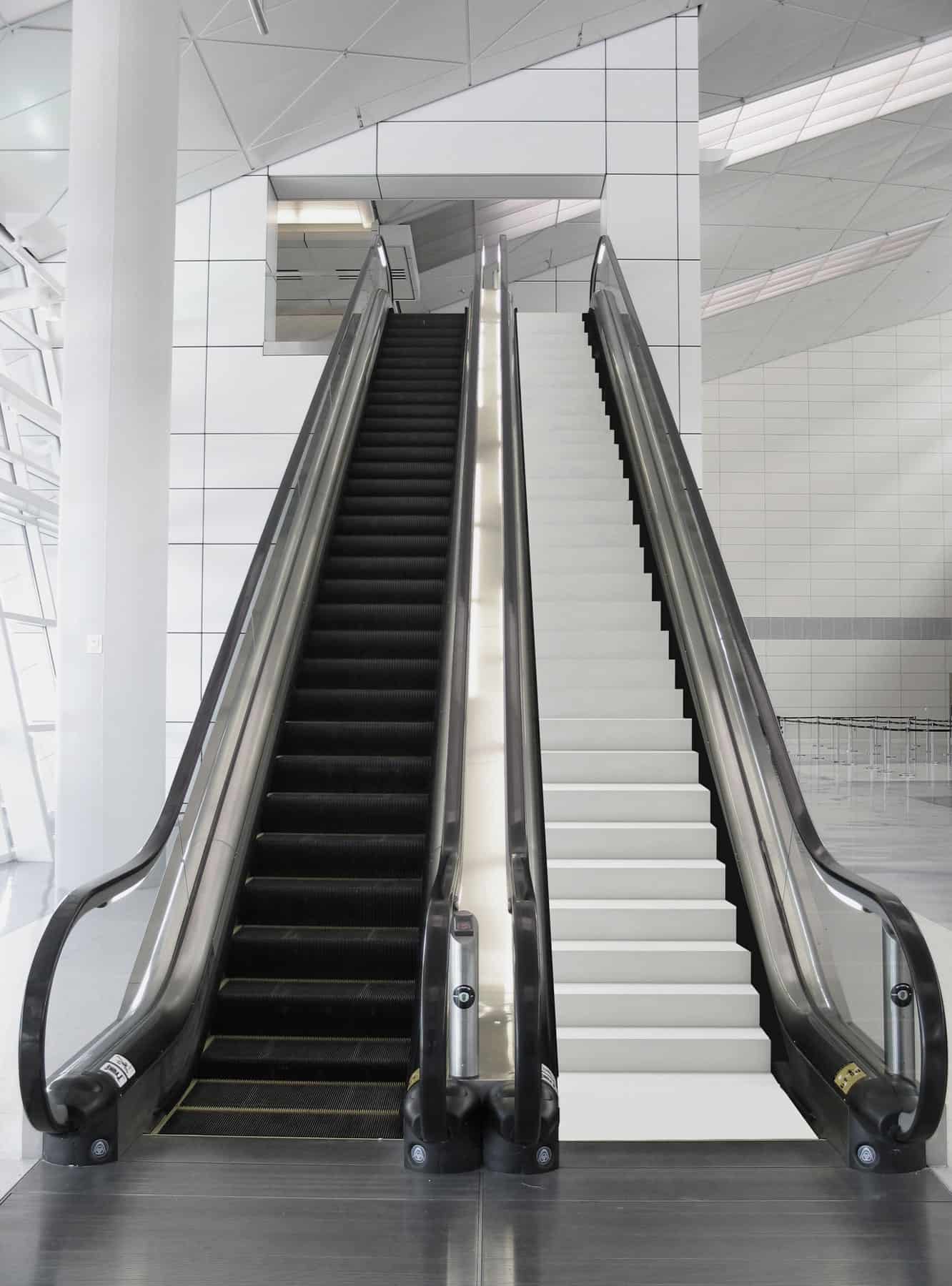 L&rsquo;escalier roulant