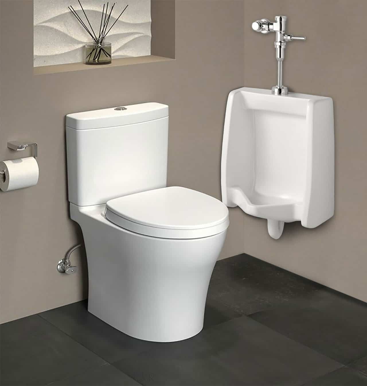Toilette anti-éclaboussures