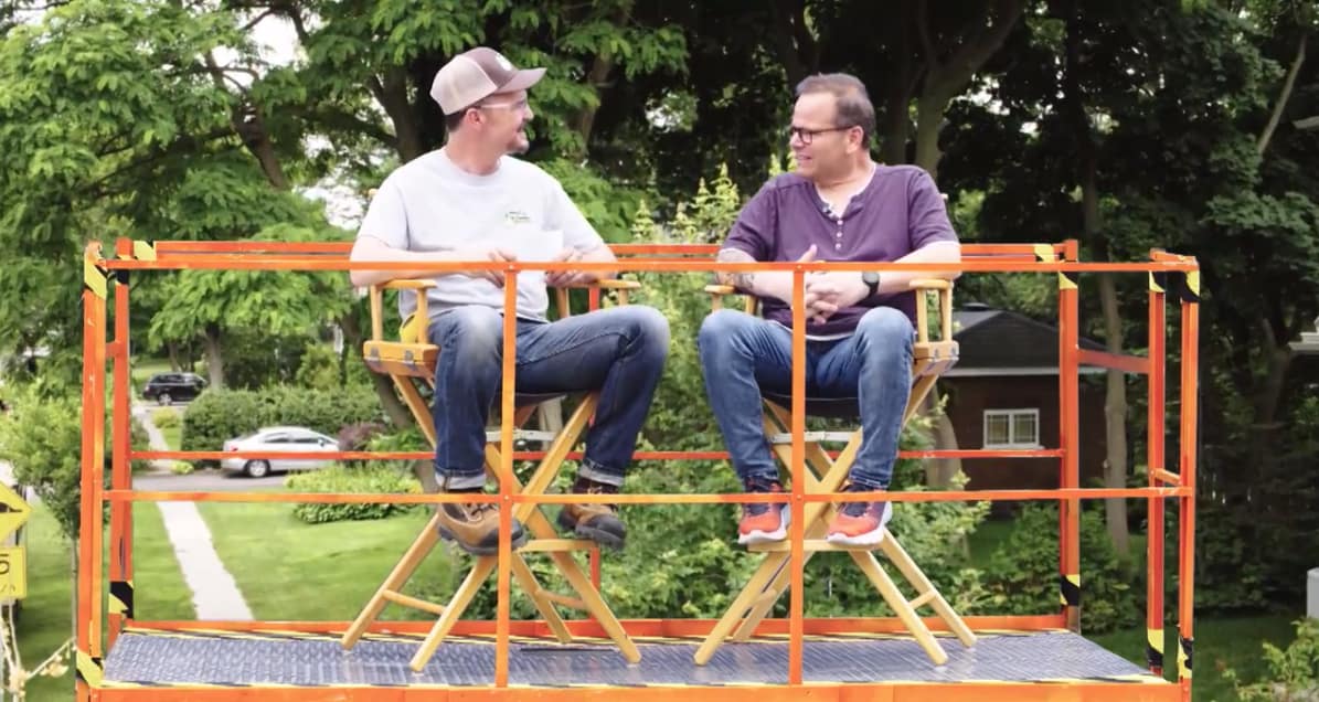 On prend toujours un scissor lift: Michel Charette