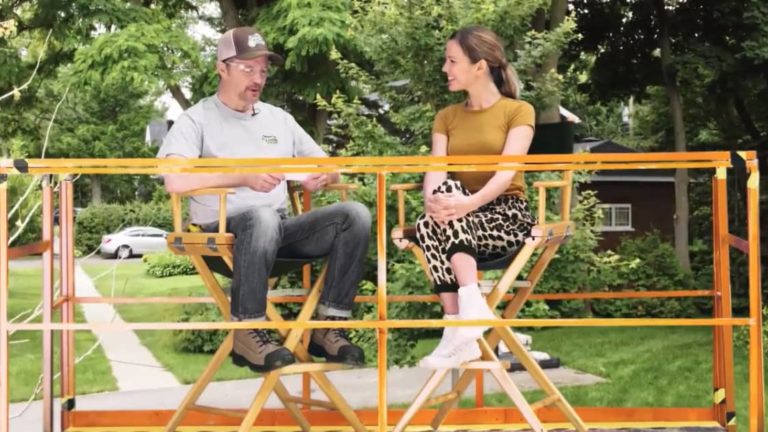 On prend toujours un scissor lift: Vanessa Pilon